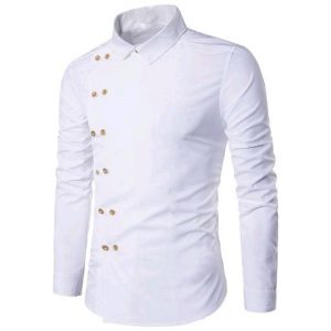 White side button shirt white flybuy