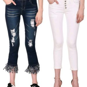 paired Rugged jeans 1 women ladies