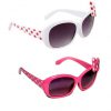 Stylish Kids Girls Sunglasses Kidzone Special Limited Combo Offer Multicolored