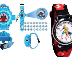 Smart Valley Trendy Rubber Digital Kid's Doraemon & spiderman Watches 1+1 Combo low cost/sasta/best quality www.flybuy.in