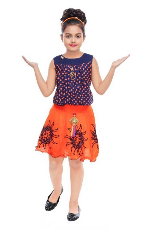 STYLISH 2 PIECE COTTON RAYON SKIRT FOR BABY GIRLS low cost/sasta/best quality www.flybuy.in