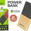 12200 mAh Power Bank with 3 LED Indicators (White)