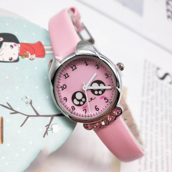 Imported pink PU Kids Watch For Kids low cost/sasta/best quality www.flybuy.in