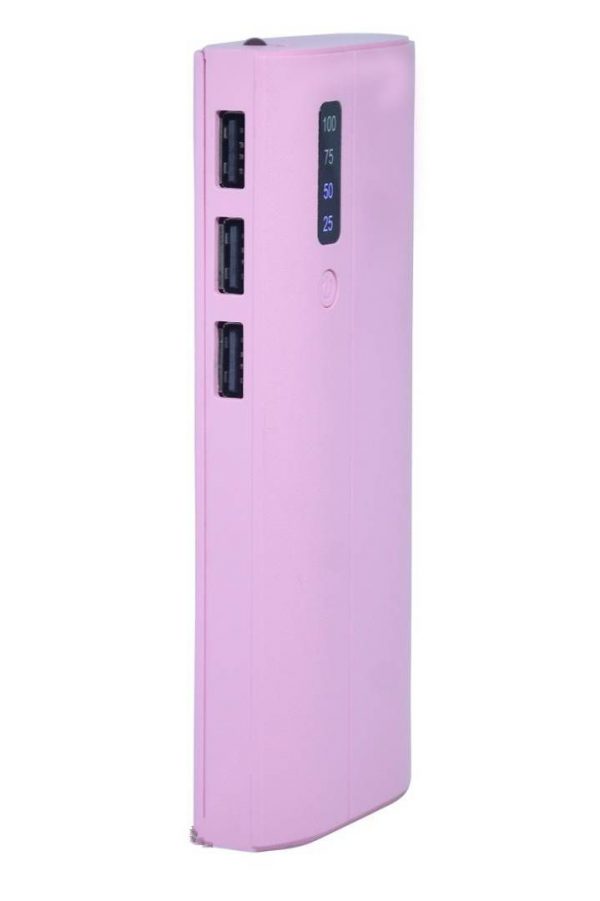 P3 With Extra Power 15000 MAH Power Bank-Pink