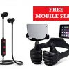 H15 Magnetic Bluetooth Earphone Free Flexible Mobile Stand Best In Deal Cybershop low cost/sasta/best quality www.flybuy.in