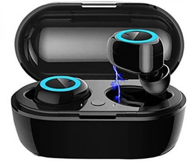 pTron Bassbuds in-Ear True Wireless Bluetooth Headphones (TWS) with Mic - (Black) low cost/sasta/best quality www.flybuy.in