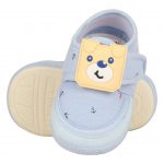 Best Quality Light Blue puppy applique Pre-Walker shoes For Kids Front Foot low cost/sasta/best quality www.flybuy.in