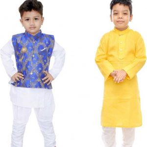 Fashion World Stylish Art Silk Kurta Sets Pack Of 2 Combo Limited Stock low cost/sasta/best quality www.flybuy.in