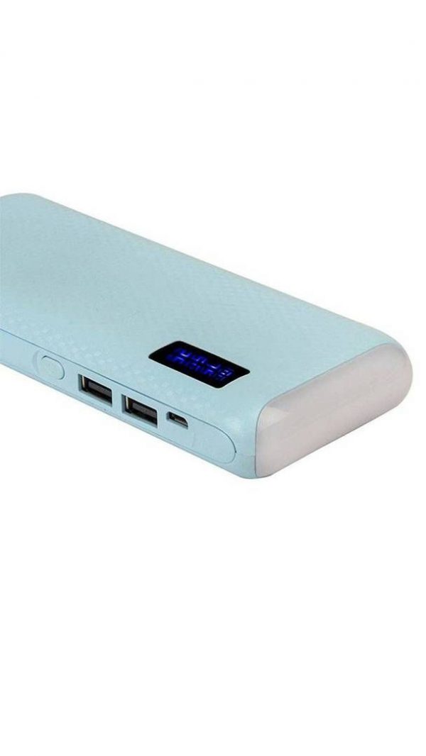 15000Mah Power Bank, Led Light, Portable 2 Usb Fast Charging,Blue low cost/sasta/best quality www.flybuy.in
