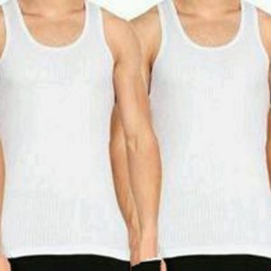 Comfort Zone Pack of 4 Men's Cotton Solid Vests Color: White