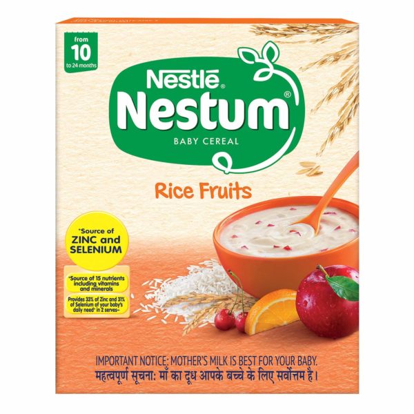 Nestle Nestum Infant Cereal Stage-3 (10 Months-24 Months) Rice 3 Fruits 300g