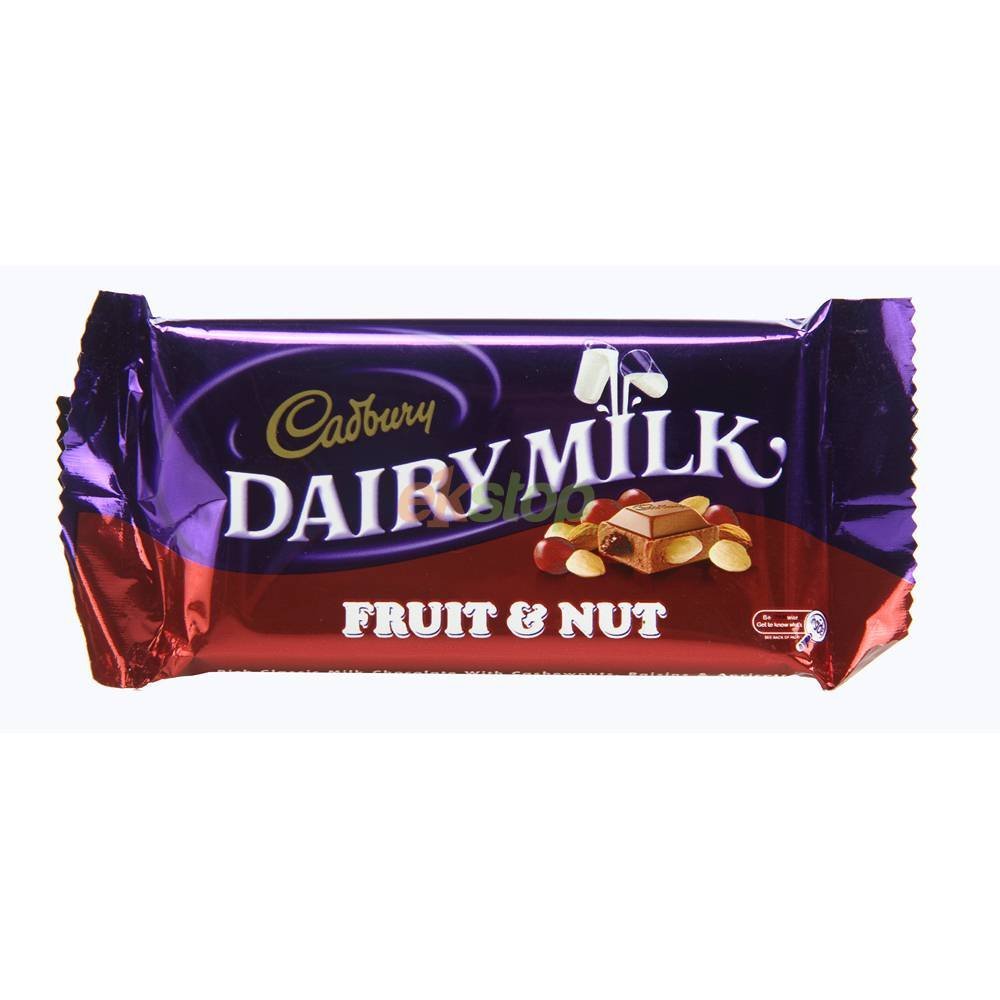 Cadbury Dairy Milk Fruit And Nut 36gm - Flybuy.in