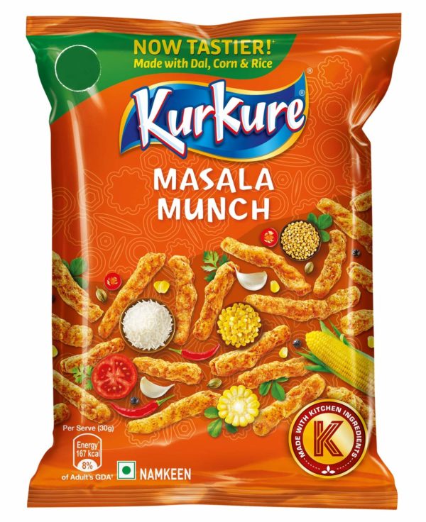 Kurkure Snacks - Masala Munch, 90g Pouch