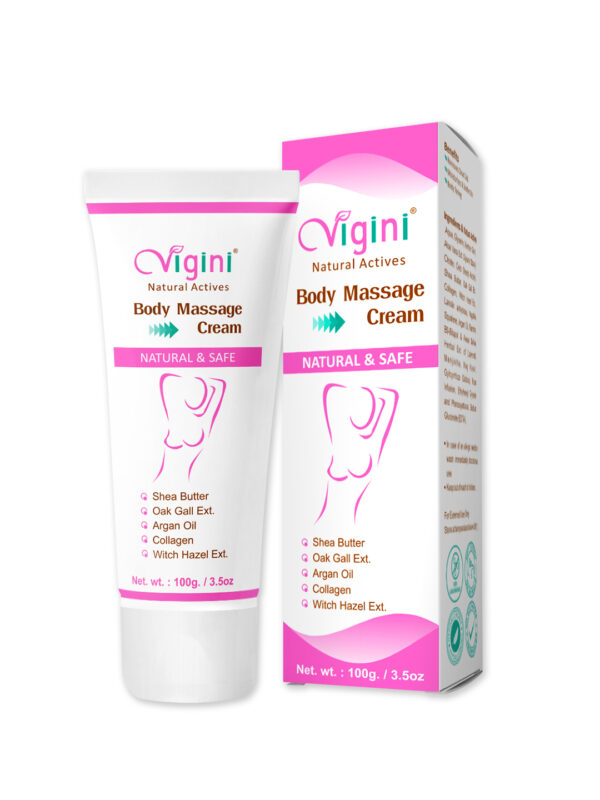 Vigini 100% Natural Actives Breast Firming Enlargement Enhancement Tightening Increase Size Growth Bust Full Gel oil Cream for Women 100G